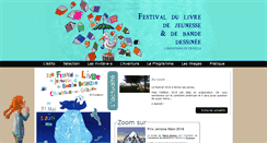 Desktop Screenshot of festivaldulivre.com