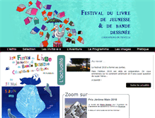 Tablet Screenshot of festivaldulivre.com